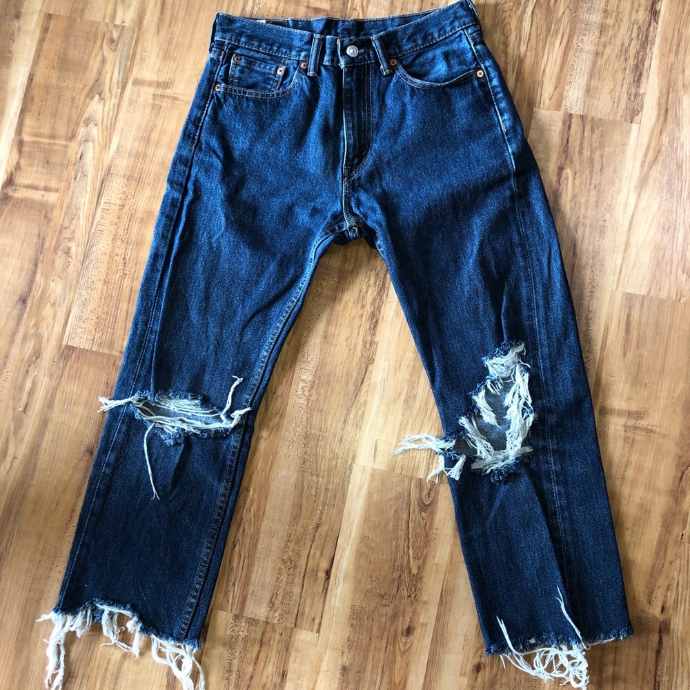 Denim Distressed Jeans